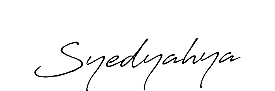 How to Draw Syedyahya signature style? Antro_Vectra_Bolder is a latest design signature styles for name Syedyahya. Syedyahya signature style 7 images and pictures png