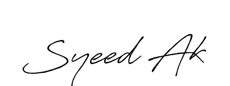 if you are searching for the best signature style for your name Syeed Ak. so please give up your signature search. here we have designed multiple signature styles  using Antro_Vectra_Bolder. Syeed Ak signature style 7 images and pictures png