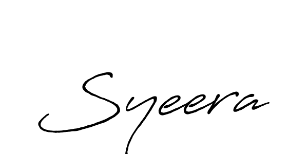 Create a beautiful signature design for name Syeera. With this signature (Antro_Vectra_Bolder) fonts, you can make a handwritten signature for free. Syeera signature style 7 images and pictures png