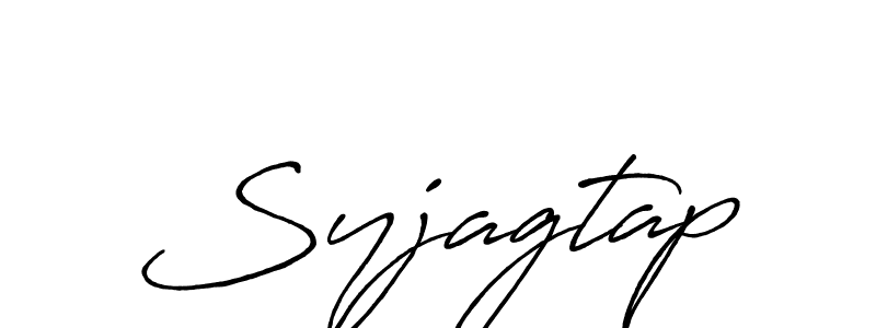 It looks lik you need a new signature style for name Syjagtap. Design unique handwritten (Antro_Vectra_Bolder) signature with our free signature maker in just a few clicks. Syjagtap signature style 7 images and pictures png