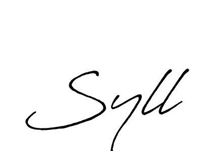 Once you've used our free online signature maker to create your best signature Antro_Vectra_Bolder style, it's time to enjoy all of the benefits that Syll name signing documents. Syll signature style 7 images and pictures png