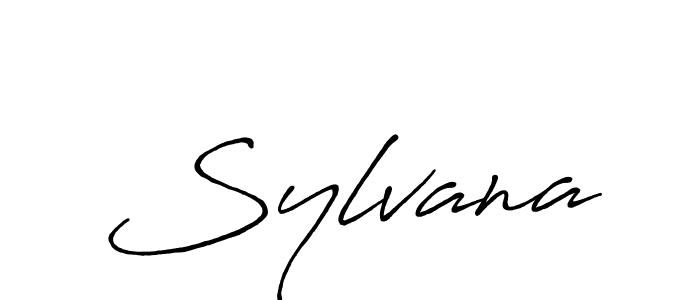 Design your own signature with our free online signature maker. With this signature software, you can create a handwritten (Antro_Vectra_Bolder) signature for name Sylvana. Sylvana signature style 7 images and pictures png
