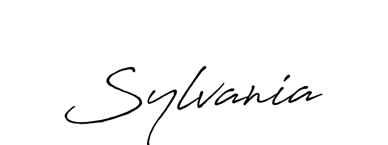 It looks lik you need a new signature style for name Sylvania. Design unique handwritten (Antro_Vectra_Bolder) signature with our free signature maker in just a few clicks. Sylvania signature style 7 images and pictures png