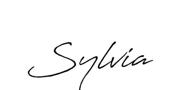 Make a beautiful signature design for name Sylvia. Use this online signature maker to create a handwritten signature for free. Sylvia signature style 7 images and pictures png