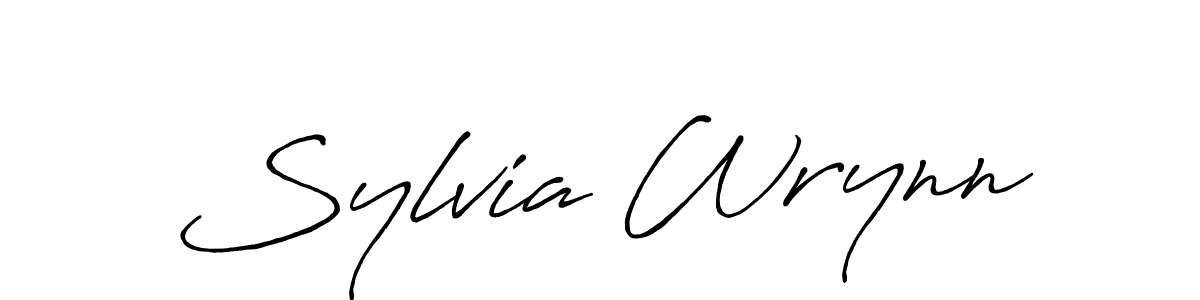You should practise on your own different ways (Antro_Vectra_Bolder) to write your name (Sylvia Wrynn) in signature. don't let someone else do it for you. Sylvia Wrynn signature style 7 images and pictures png