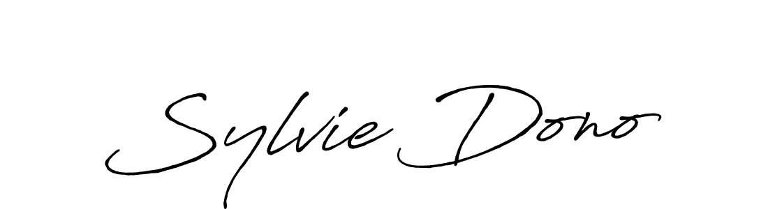 How to make Sylvie Dono signature? Antro_Vectra_Bolder is a professional autograph style. Create handwritten signature for Sylvie Dono name. Sylvie Dono signature style 7 images and pictures png