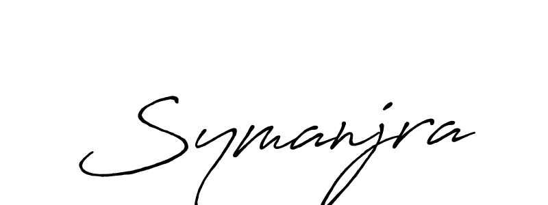 The best way (Antro_Vectra_Bolder) to make a short signature is to pick only two or three words in your name. The name Symanjra include a total of six letters. For converting this name. Symanjra signature style 7 images and pictures png