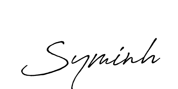 Make a beautiful signature design for name Syminh. Use this online signature maker to create a handwritten signature for free. Syminh signature style 7 images and pictures png