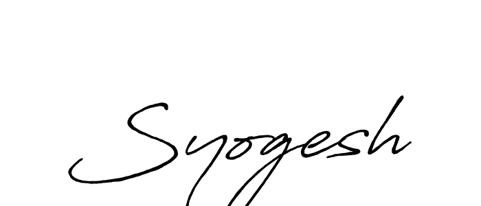 Make a beautiful signature design for name Syogesh. Use this online signature maker to create a handwritten signature for free. Syogesh signature style 7 images and pictures png