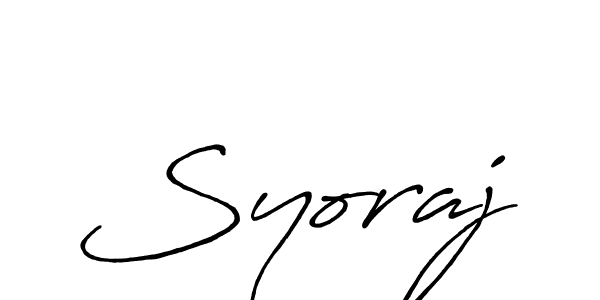 Make a beautiful signature design for name Syoraj. Use this online signature maker to create a handwritten signature for free. Syoraj signature style 7 images and pictures png