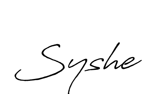 Also we have Syshe name is the best signature style. Create professional handwritten signature collection using Antro_Vectra_Bolder autograph style. Syshe signature style 7 images and pictures png