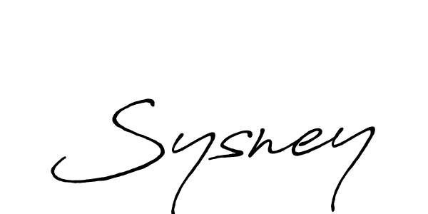 Best and Professional Signature Style for Sysney. Antro_Vectra_Bolder Best Signature Style Collection. Sysney signature style 7 images and pictures png