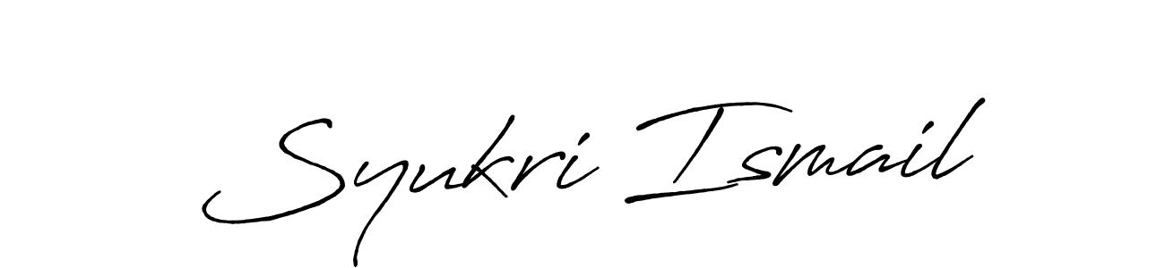 Make a short Syukri Ismail signature style. Manage your documents anywhere anytime using Antro_Vectra_Bolder. Create and add eSignatures, submit forms, share and send files easily. Syukri Ismail signature style 7 images and pictures png