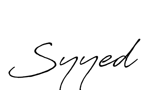 Syyed stylish signature style. Best Handwritten Sign (Antro_Vectra_Bolder) for my name. Handwritten Signature Collection Ideas for my name Syyed. Syyed signature style 7 images and pictures png