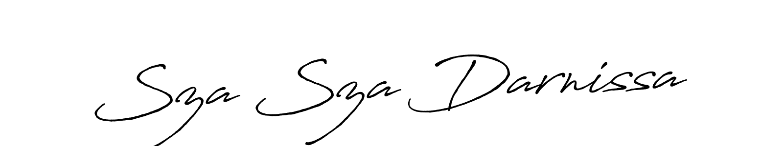 Make a beautiful signature design for name Sza Sza Darnissa. Use this online signature maker to create a handwritten signature for free. Sza Sza Darnissa signature style 7 images and pictures png