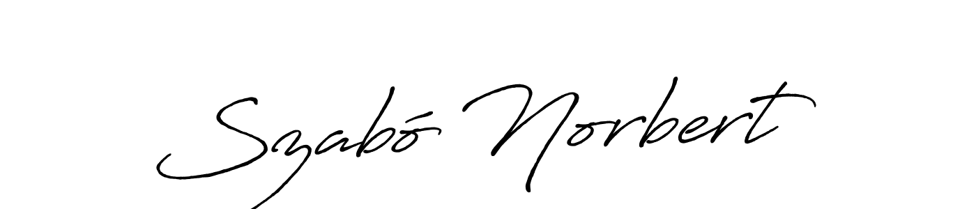 Make a short Szabó Norbert signature style. Manage your documents anywhere anytime using Antro_Vectra_Bolder. Create and add eSignatures, submit forms, share and send files easily. Szabó Norbert signature style 7 images and pictures png