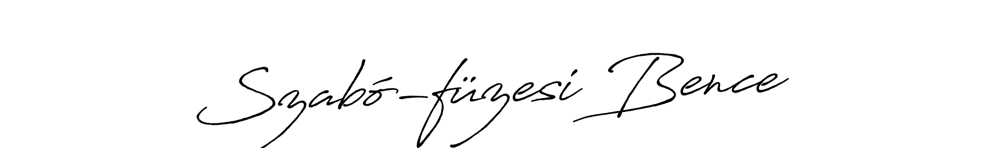 Use a signature maker to create a handwritten signature online. With this signature software, you can design (Antro_Vectra_Bolder) your own signature for name Szabó-füzesi Bence. Szabó-füzesi Bence signature style 7 images and pictures png