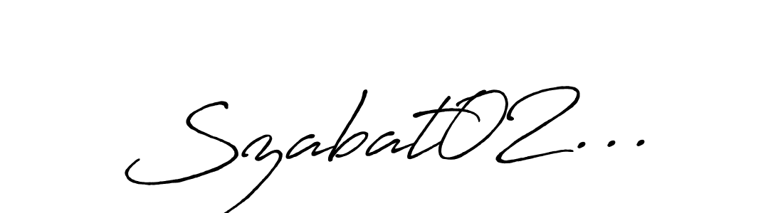 Also You can easily find your signature by using the search form. We will create Szabat02... name handwritten signature images for you free of cost using Antro_Vectra_Bolder sign style. Szabat02... signature style 7 images and pictures png