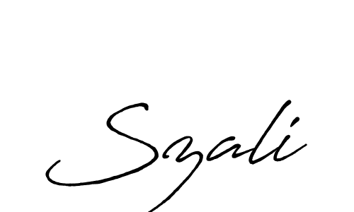 Best and Professional Signature Style for Szali. Antro_Vectra_Bolder Best Signature Style Collection. Szali signature style 7 images and pictures png