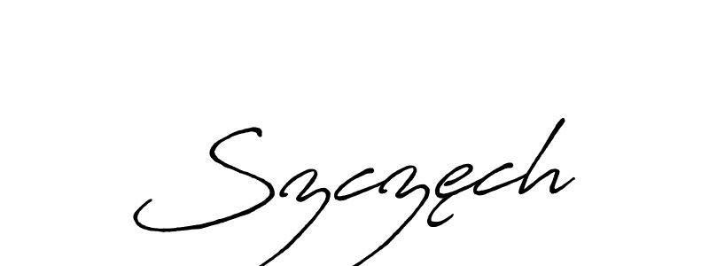 You should practise on your own different ways (Antro_Vectra_Bolder) to write your name (Szczęch) in signature. don't let someone else do it for you. Szczęch signature style 7 images and pictures png