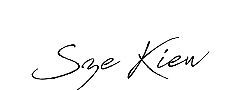Also we have Sze Kiew name is the best signature style. Create professional handwritten signature collection using Antro_Vectra_Bolder autograph style. Sze Kiew signature style 7 images and pictures png