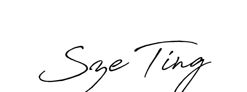 You should practise on your own different ways (Antro_Vectra_Bolder) to write your name (Sze Ting) in signature. don't let someone else do it for you. Sze Ting signature style 7 images and pictures png