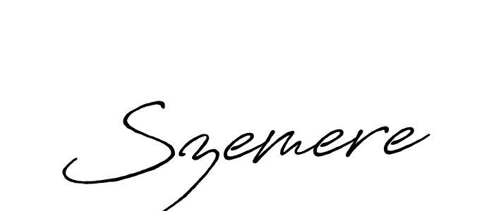 Also You can easily find your signature by using the search form. We will create Szemere name handwritten signature images for you free of cost using Antro_Vectra_Bolder sign style. Szemere signature style 7 images and pictures png