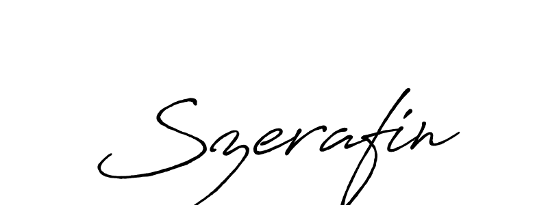 Design your own signature with our free online signature maker. With this signature software, you can create a handwritten (Antro_Vectra_Bolder) signature for name Szerafin. Szerafin signature style 7 images and pictures png