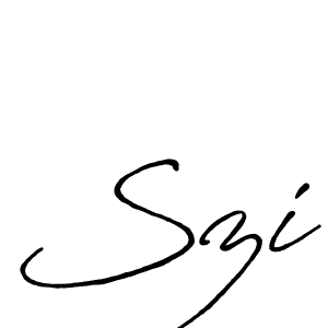 if you are searching for the best signature style for your name Szi. so please give up your signature search. here we have designed multiple signature styles  using Antro_Vectra_Bolder. Szi signature style 7 images and pictures png