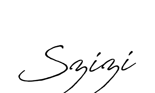 Also we have Szizi name is the best signature style. Create professional handwritten signature collection using Antro_Vectra_Bolder autograph style. Szizi signature style 7 images and pictures png