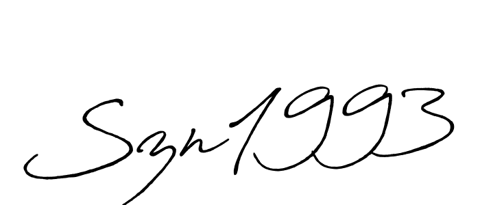Szn1993 stylish signature style. Best Handwritten Sign (Antro_Vectra_Bolder) for my name. Handwritten Signature Collection Ideas for my name Szn1993. Szn1993 signature style 7 images and pictures png