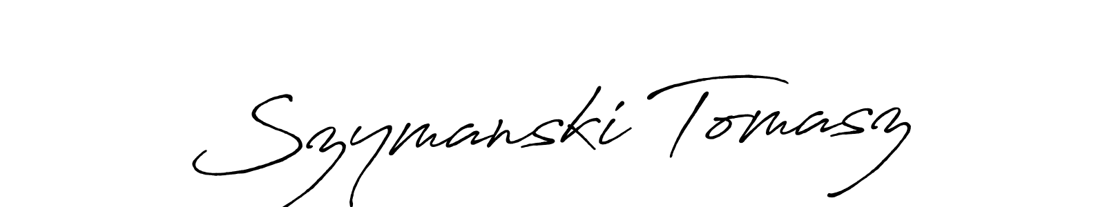 How to Draw Szymanski Tomasz signature style? Antro_Vectra_Bolder is a latest design signature styles for name Szymanski Tomasz. Szymanski Tomasz signature style 7 images and pictures png