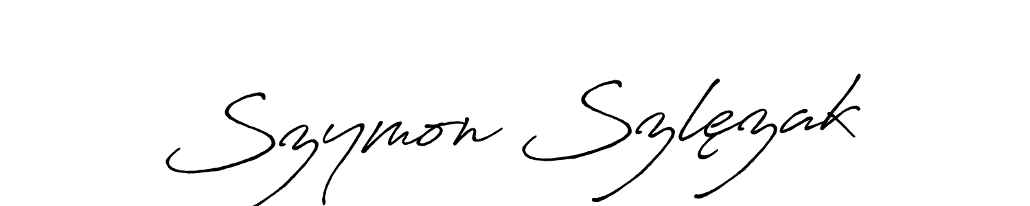 Similarly Antro_Vectra_Bolder is the best handwritten signature design. Signature creator online .You can use it as an online autograph creator for name Szymon Szlęzak. Szymon Szlęzak signature style 7 images and pictures png