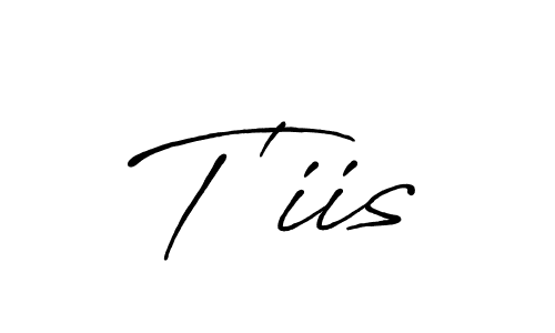 Similarly Antro_Vectra_Bolder is the best handwritten signature design. Signature creator online .You can use it as an online autograph creator for name T'iis. T'iis signature style 7 images and pictures png