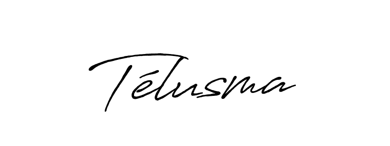 Télusma stylish signature style. Best Handwritten Sign (Antro_Vectra_Bolder) for my name. Handwritten Signature Collection Ideas for my name Télusma. Télusma signature style 7 images and pictures png