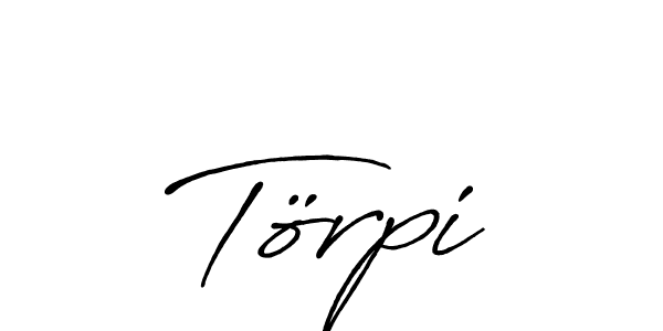 Once you've used our free online signature maker to create your best signature Antro_Vectra_Bolder style, it's time to enjoy all of the benefits that Törpi name signing documents. Törpi signature style 7 images and pictures png