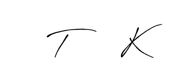 How to Draw T      K signature style? Antro_Vectra_Bolder is a latest design signature styles for name T      K. T      K signature style 7 images and pictures png