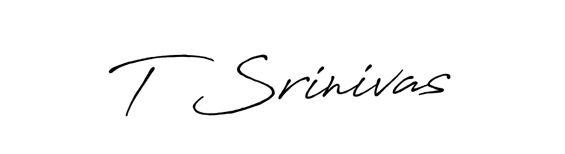 Also we have T  Srinivas name is the best signature style. Create professional handwritten signature collection using Antro_Vectra_Bolder autograph style. T  Srinivas signature style 7 images and pictures png