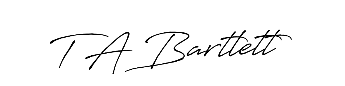 Similarly Antro_Vectra_Bolder is the best handwritten signature design. Signature creator online .You can use it as an online autograph creator for name T A Bartlett. T A Bartlett signature style 7 images and pictures png