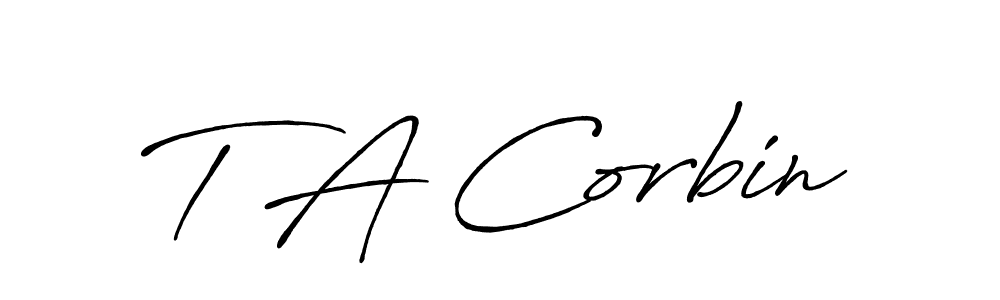 Best and Professional Signature Style for T A Corbin. Antro_Vectra_Bolder Best Signature Style Collection. T A Corbin signature style 7 images and pictures png