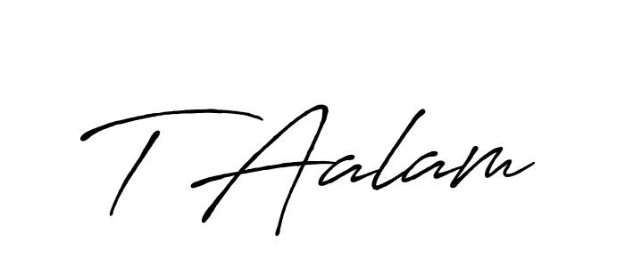 Once you've used our free online signature maker to create your best signature Antro_Vectra_Bolder style, it's time to enjoy all of the benefits that T Aalam name signing documents. T Aalam signature style 7 images and pictures png