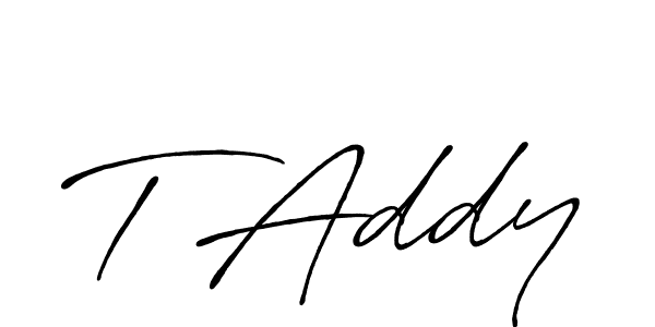 You can use this online signature creator to create a handwritten signature for the name T Addy. This is the best online autograph maker. T Addy signature style 7 images and pictures png