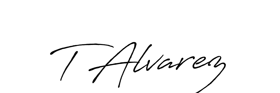 You can use this online signature creator to create a handwritten signature for the name T Alvarez. This is the best online autograph maker. T Alvarez signature style 7 images and pictures png