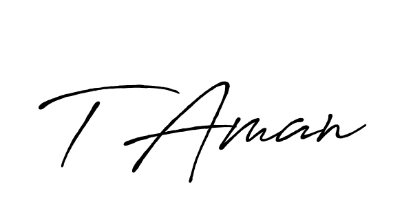 Once you've used our free online signature maker to create your best signature Antro_Vectra_Bolder style, it's time to enjoy all of the benefits that T Aman name signing documents. T Aman signature style 7 images and pictures png