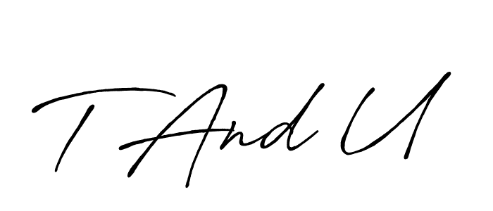 You can use this online signature creator to create a handwritten signature for the name T And U. This is the best online autograph maker. T And U signature style 7 images and pictures png