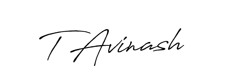 Similarly Antro_Vectra_Bolder is the best handwritten signature design. Signature creator online .You can use it as an online autograph creator for name T Avinash. T Avinash signature style 7 images and pictures png