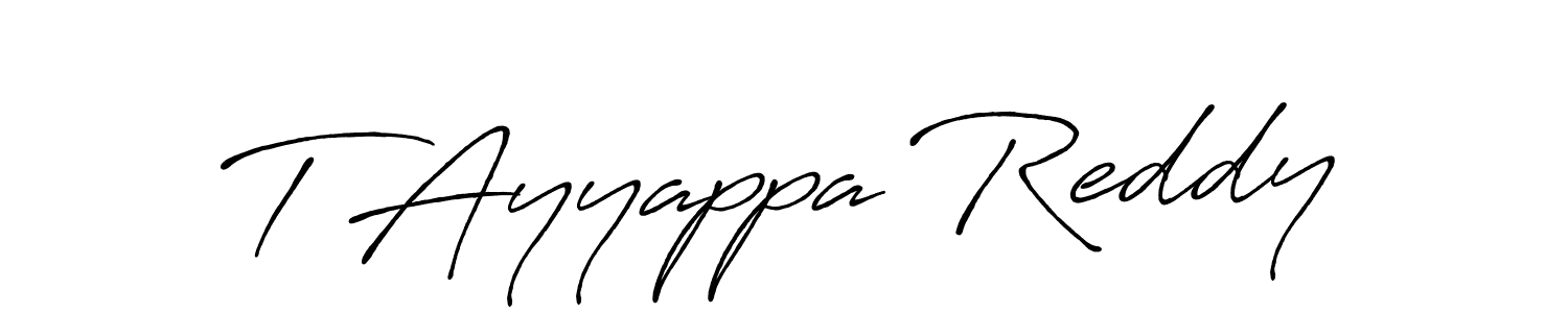 Make a short T Ayyappa Reddy signature style. Manage your documents anywhere anytime using Antro_Vectra_Bolder. Create and add eSignatures, submit forms, share and send files easily. T Ayyappa Reddy signature style 7 images and pictures png