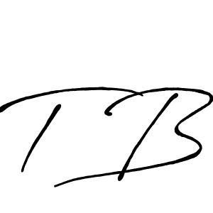 How to make T B name signature. Use Antro_Vectra_Bolder style for creating short signs online. This is the latest handwritten sign. T B signature style 7 images and pictures png