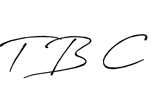 How to make T B C signature? Antro_Vectra_Bolder is a professional autograph style. Create handwritten signature for T B C name. T B C signature style 7 images and pictures png