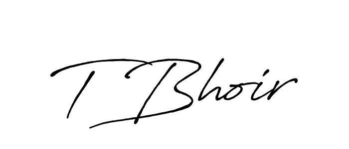 Also You can easily find your signature by using the search form. We will create T Bhoir name handwritten signature images for you free of cost using Antro_Vectra_Bolder sign style. T Bhoir signature style 7 images and pictures png
